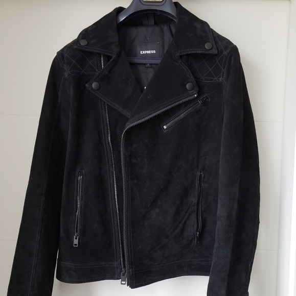 express suede jacket mens